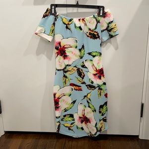 Floral fitted dress